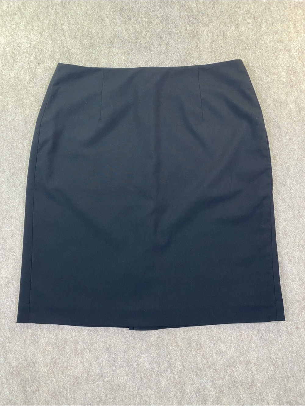 Banana Republic Black Pencil Skirt Size 8 Back Pleat Career Workwear